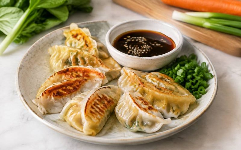 Gyozas de verduras: receta vegana fácil, saludable y deliciosa