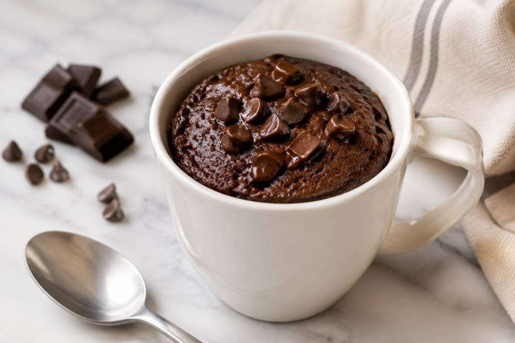 Mug cake sin huevo: receta fácil, rápida y deliciosa en taza