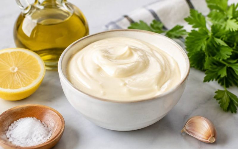 Mayonesa sin huevo y sin leche: receta fácil y saludable