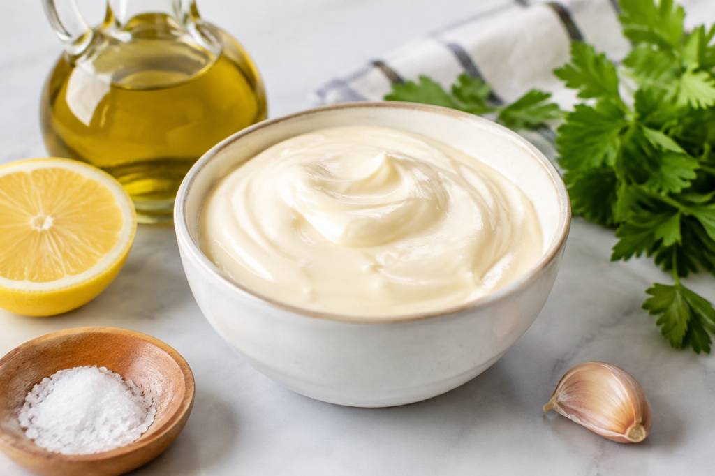 Mayonesa sin huevo y sin leche: receta fácil y saludable