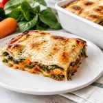 Lasaña de verduras con bechamel: receta vegana fácil y saludable